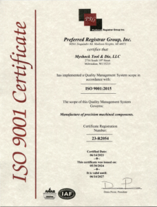 ISO-2024 Certificate